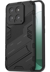 Resim Xiaomi 14 Matrix Seri Armor Standlı Perfect Koruma Kılıf-al3416 