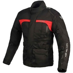 Resim Vexo Adventure 75158 H2O Kışlık Motosiklet Montu Kırmızı - Siyah 
