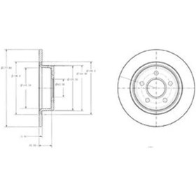 Resim Ford Tourneo Connect 1.8 Tdci /Tddi /Di 2002-2013 Delphi Arka Fre 