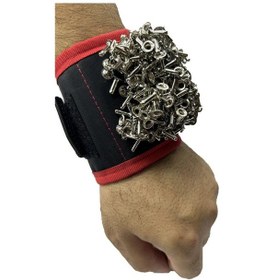 Resim Mıknatıslı Bileklik Çivi Ve Vida Tutucu Bilek Çantası 