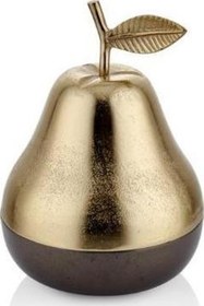 Resim Pear 24 Cm Black Gold Geçişli Armut Dekoratif 