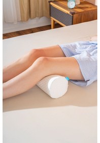 Resim Silindir Ortopedik Visco Yastık 40x14 Cm Beyaz 