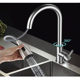 Resim Flora Floke Batarya Sipiralli İnox Evye Bataryası Gümüş 