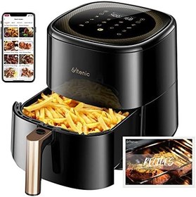 Resim Ultenic K10 Airfryer, Fritöz, 5 Litre XL, 1500 W, Siyah 
