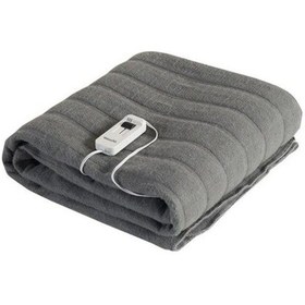 Resim Gri Elektrikli Battaniye Çift Kişilik Gri 