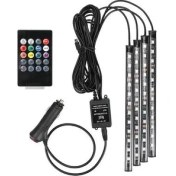 Resim Aksesuar Ofisi 12 Ledli Ayak Altı LED Lamba Sese Duyarlı LED Müziğe Duyarlı LED 