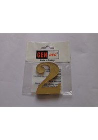 Resim 7Cm Altın Sarı No:2 Kapı Daire Masa Dolap Posta 
