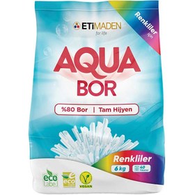 Resim Aquabor Renkli Toz Deterjan 6 Kg 
