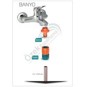 Resim Banyo Otomatik Batarya Bağlantısı Erkek + Otomatik Bağlantı Sayım 