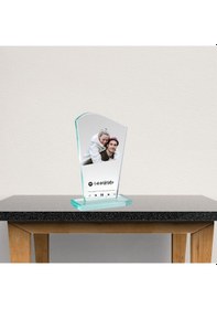 Resim Kişiye Özel Fotoğraflı Ve Spotify Tasarımlı Kristal Plaket 