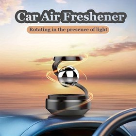 Resim 360° Dönen Yüzen Gezegen Tasarımı, Güneş Enerjili Şarj Gerektirmez, Şık Siyah Plastik Araba Gösterge Paneli Dekoru ile Manzara Güneşi ve Okyanus Görünümü, Araba Kokusu Difüzörü, Yaratıcı Araba Aksesuarı, Modern Araba Aksesuarı, Güneş Enerjili Aksesuar, Pilsiz 