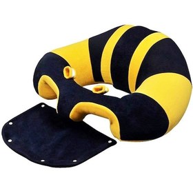 Resim Bebeyatmaz Devrilmez Bebek Minderi Lacivert-Sarı 