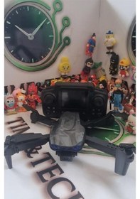 Resim R09-s Cift Bataryalı Taşıma Çantalı Ekranlı Kumandalı Drone Kulaklık Hediyeli 