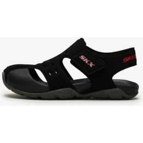 Resim Skechers Side Wave Erkek Çocuk Sandalet 92330L BKCC 