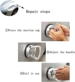 Resim Depolife Araç Kaporta Göçük Giderici Vantuz Vakum Aleti Cam Fayans Işleri Alüminyum Gövde Vantuz Profesyonel 