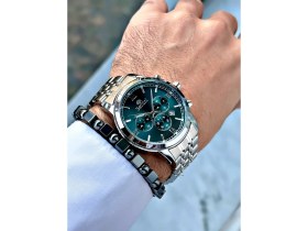 Resim Bentini Özelbileklik Hediyeli Fonksiyonlu Erkek Saati 