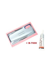 Resim Tkgz Xiaomi Redmi K40 Gaming Arka Pil Batarya Kapağı Cam+b-7000 Gri 