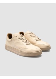 Resim Cabani %100 Hakiki Deri Bej Bağcıklı Erkek Sneaker Bej 