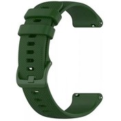 Resim Honor Watch GS 3 Benekli Kancalı Silikon Koyu Yeşil Kordon Gpack