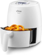 Resim Ufesa Twist Airfryer, 2 L, 6 Programlı, 1200 W, Zaman Ayarlı Saat, Yapışmaz Kaplama, Beyaz 
