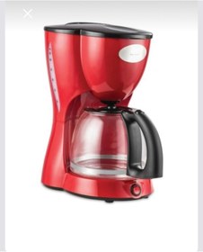 Resim Home 988 Forte 1000W Otomotik Filtre Kahve Makinesi Cam Hazne 12 Fincan Kırmızı 