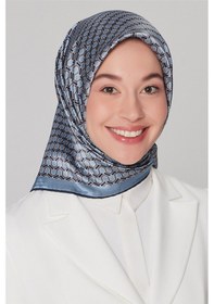 Resim Armine Özel Nostalji Serisi Twill İpek Eşarp Modelleri 8401D-01 