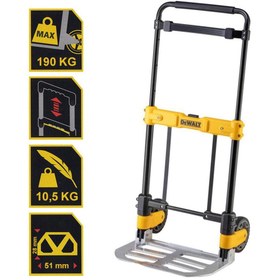 Resim Dewalt DWT512 190Kg Profesyonel Katlanır El Arabası 