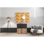 Resim Avvio Latre Serisi 4 Çekmeceli Şifonyer Antrasit Gri Ceviz 