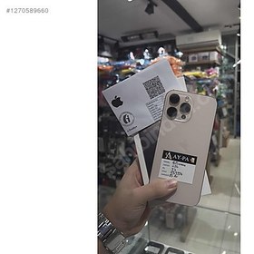 Resim Apple iPhone 16 Pro Max İkinci El TR | 256 GB | Çöl Titanyum 