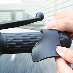 Resim 1 adet Motosiklet Aksesuarları, Gidon, Rocker Yardımı, Emek Tasarrufu Sağlayan Yakıt Dağıtıcısı, Gidon Kapağı, Uzun Mesafe Bisiklet Hızlandırıcı Klipsi 