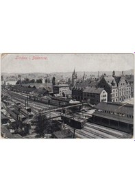 Resim Almanya Lindau İ. Bodensee Siyah-beyaz Eski Kartpostal 1940lar 50ler. 