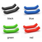 Resim motosergen BİSİKLET FREN KOLU KORUYUCU SİLİKON PVC KORUYUCU SİYAH KIRMIZI 