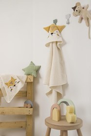 Resim İrya Foxy %100 Pamuk Kundak Krem 75x75 cm 