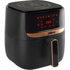 Resim Stilevs Pratik ve Şık 600W Sıcak Hava Fritözü, Sağlıklı Pişirme Deneyimi 