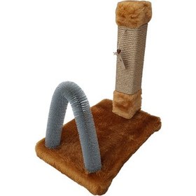 Resim Botar Laçin Fırçalı Kedi Tırmalama Tahtası – Camel 
