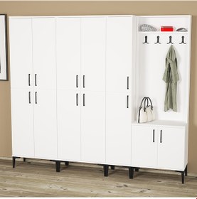 Resim Kalenderdekor1 Kalender Dekor Rose-1-3-4-4 Rs01 Portmanto Vestiyer Ayakkabılık 