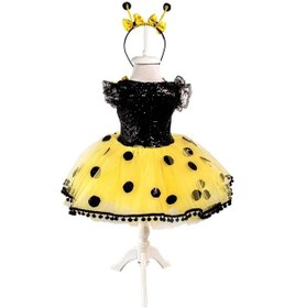 Resim Kara Kedi Kostüm Evi- Arı Elbisesi Sarı 