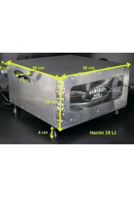 Resim Empressco Büyük Boy Metalik Çok Fonksiyonlu Fırın 2000W, Lahmacun, Pide, Pizza, Et, Tavuk, Balık 