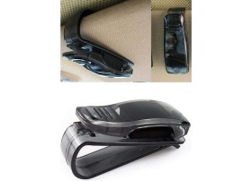 Resim Çok Amaçlı Araç Içi Mandallı Gözlük Kartlık Kağıt Tutacağı Klips 