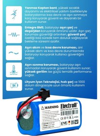 Resim Reeder Alfreed Uyumlu Batarya Standar Kapasite 2600mah 