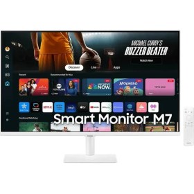 Resim Samsung M7 M70D 32" 4 ms 60 Hz (HDMI+USB +USB-C) 4K (3840 x 2160) WiFi+Bluetooth Smart Monitör LS32DM703UUXUF 