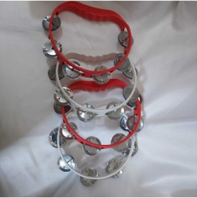 Resim Hobigram Kırmızı Beyaz 15li Tef Seti En Uygun Ücretli Kına Defi Zilli Özel Üretim Tefler 