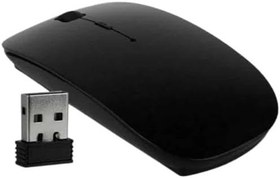 Resim Siyah Wireless Kablosuz Sessiz Mouse Bluetooth Bağlantılı 