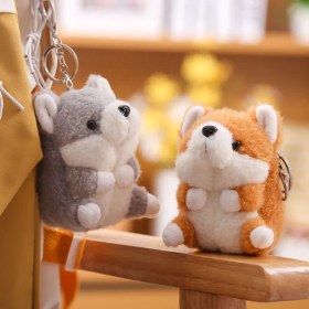 Resim OIMG Küçük Peluş Kolye Okul Çantası Çekicilik Anahtarlık Butik Kapma Makinesi Klip Bebek Makine Bebekleri (Yurt Dışından) 