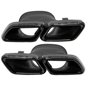 Resim Mercedes W213 Egzoz Ucu Set Siyah - Wender A2134903300 