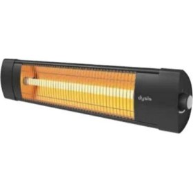 Resim Dysis HTR-7407 2300W Duvar Tipi Infrared Isıtıcı Soba Siyah Renk ile Etkili Isıtma 