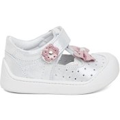 Resim Minican İlk Adım Kız Çocuk Hakiki Deri Casual Ayakkabı GÜMÜŞ 