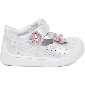 Resim Minican İlk Adım Kız Çocuk Hakiki Deri Casual Ayakkabı GÜMÜŞ 