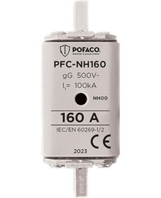 Resim Pofaco Pfc-nh160 160a Nh 00 Boy Bıçaklı Sigorta 