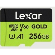 Resim Lexar 256 GB V60 A1 Professional Gold MicroSD UHS II Hafıza Kartı 